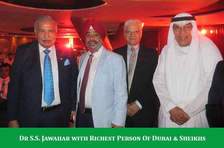 Dr. SS Jawahar with sheikh-richest-person