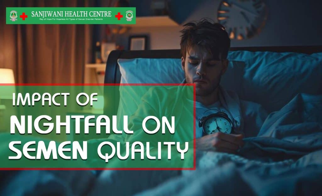 Impact of nightfall on semen quality