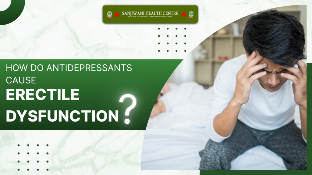 Stress and antidepressants link to erectile dysfunction, impacting men's sexual health and overall well-being.